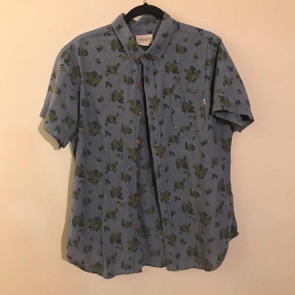 OBEY Floral Button Down